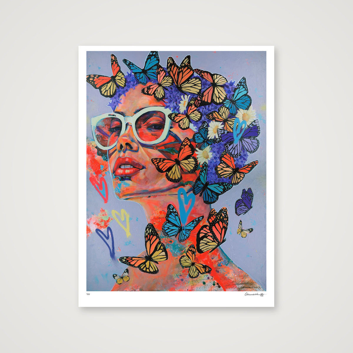 USE YOUR WINGS — 60×80cm, 24×31" Print only