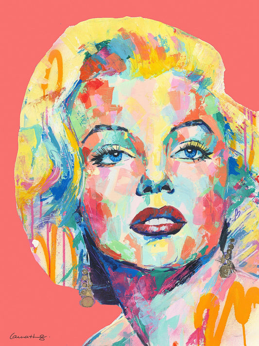 ART IN THE PARK FRAMED MARILYN IN PINK