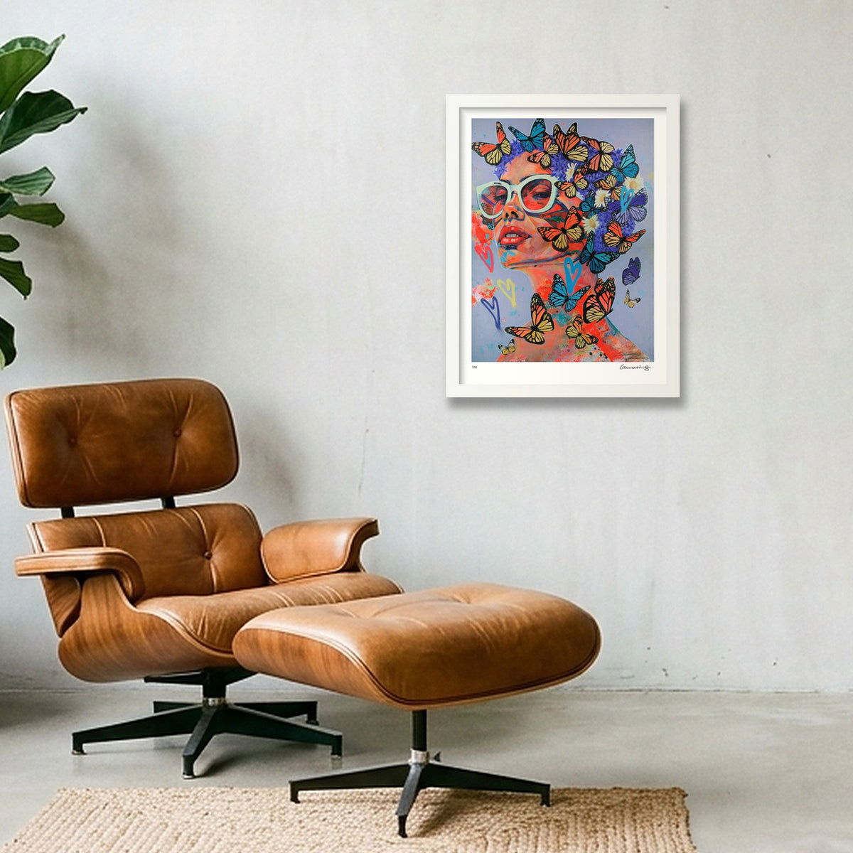 USE YOUR WINGS — 30×40cm, 12×16" White Frame
