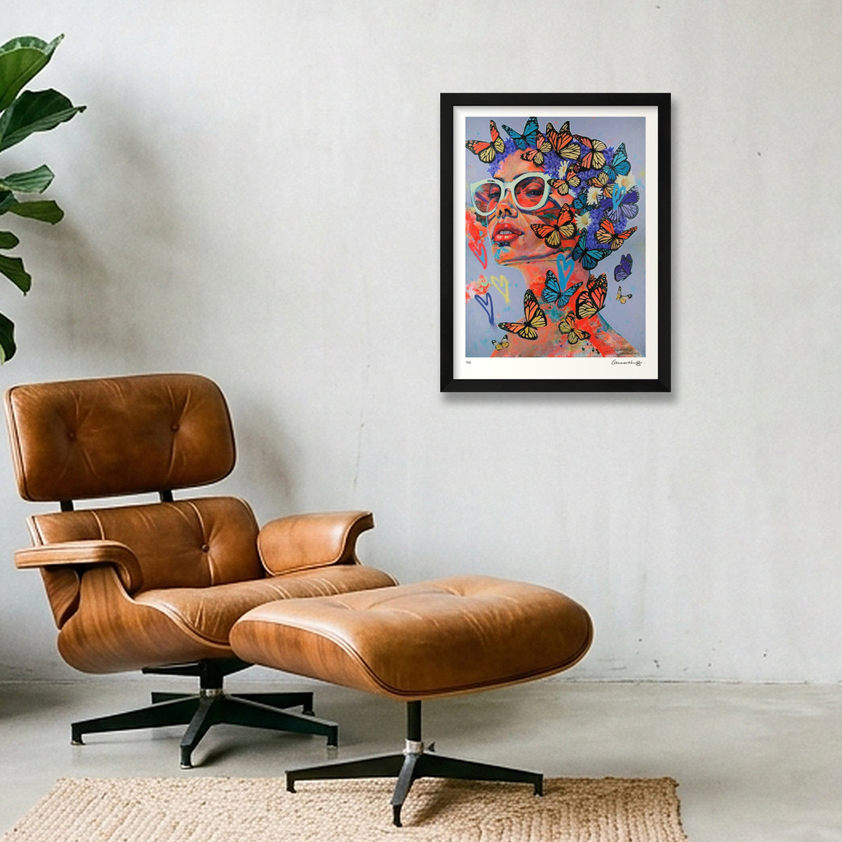 USE YOUR WINGS — 30×40cm, 12×16" Black Frame